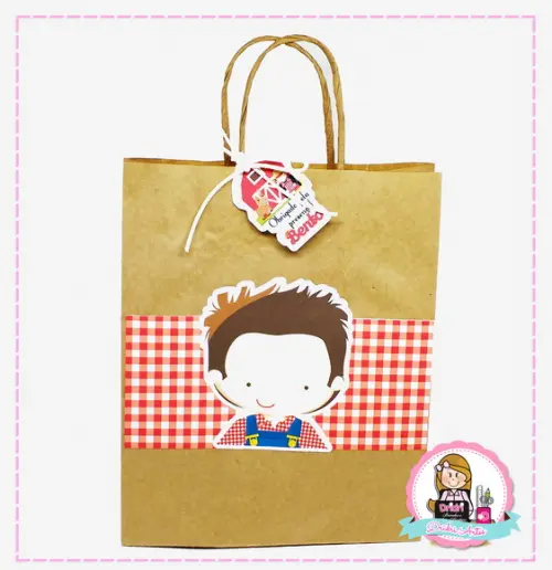 Sacola Personalizada Fazendinha