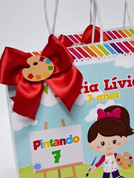 Sacolinha Personalizada Pintando o 7