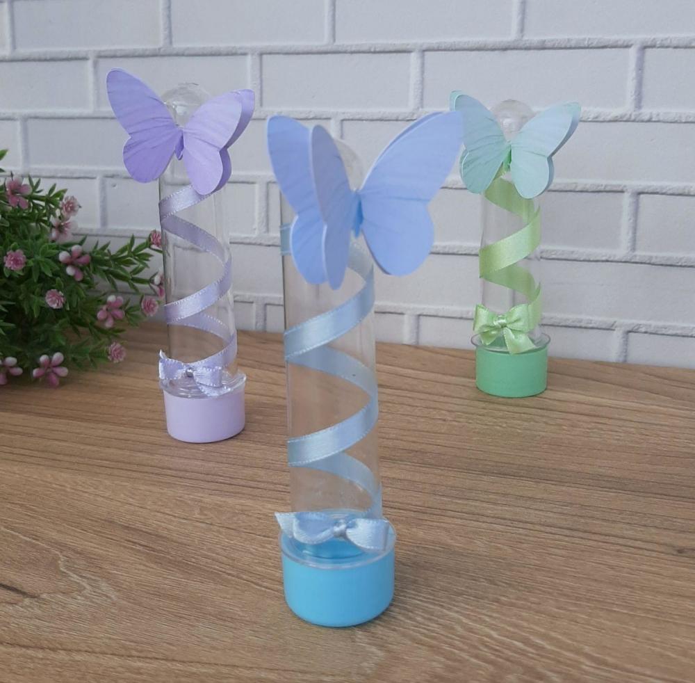 Tubete Borboleta aquarelada