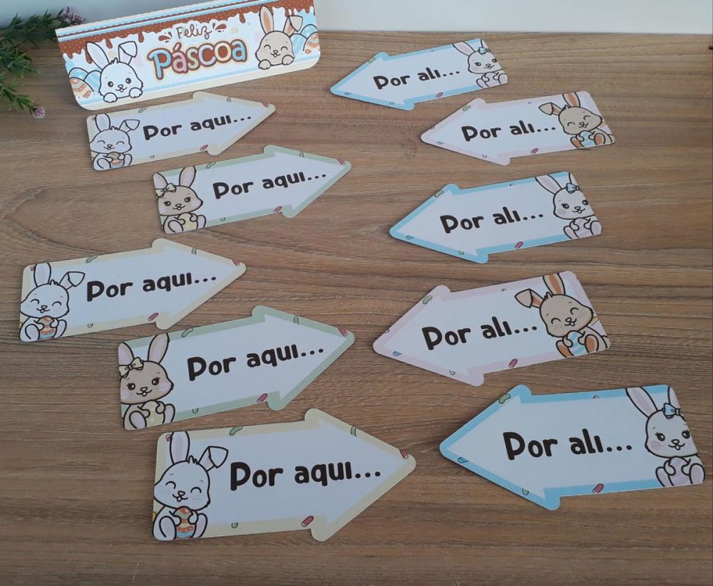 Kit Caça aos ovos de páscoa