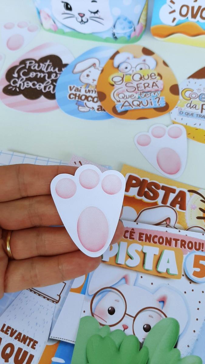Kit Caça aos ovos de páscoa interativo