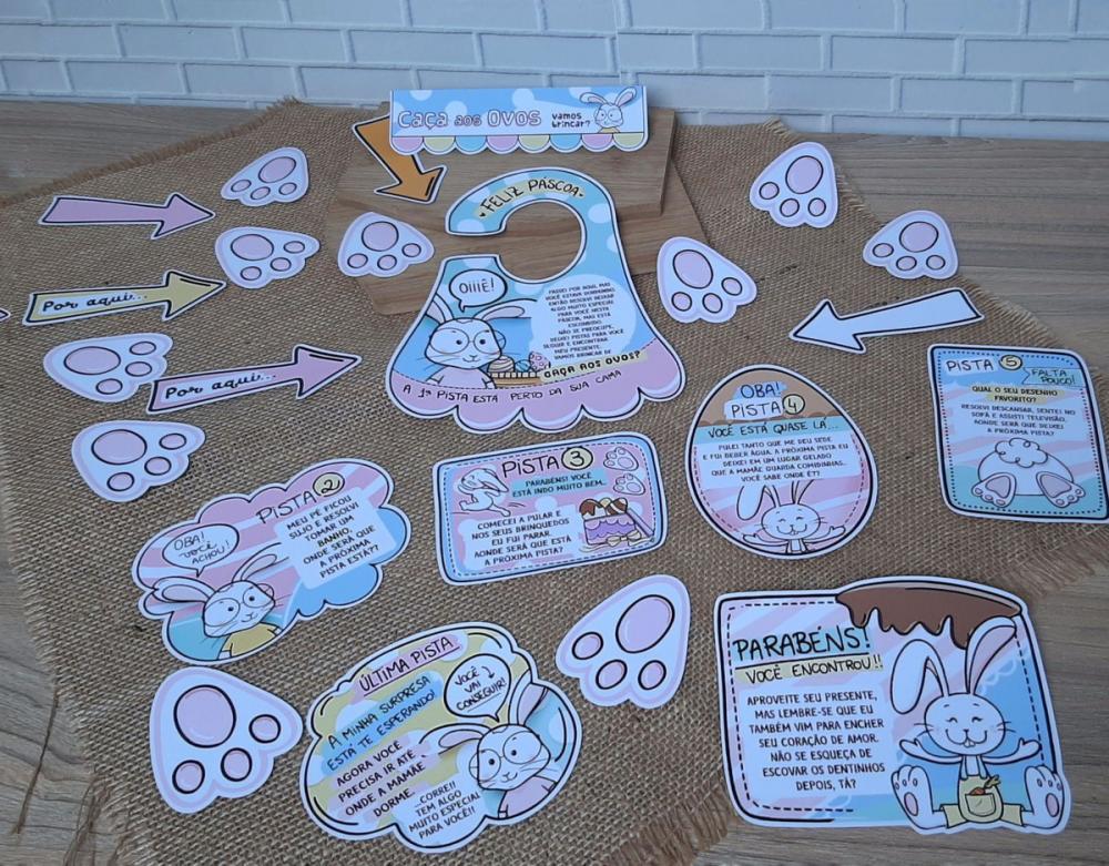 Kit Caça aos Ovos de Páscoa