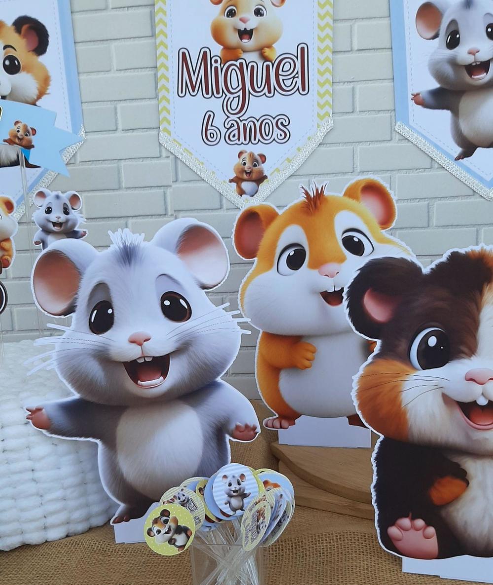 Kit festa na escola Hamster