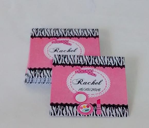 Adesivo Personalizado Tema Maquiagem