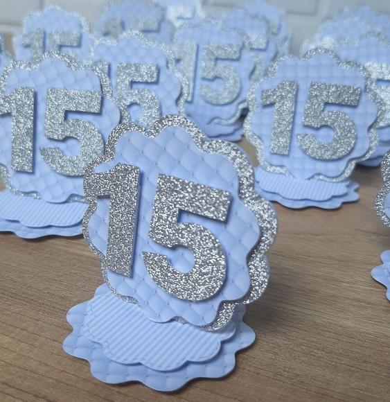 Aplique 3d para Lembrancinha 15 Anos