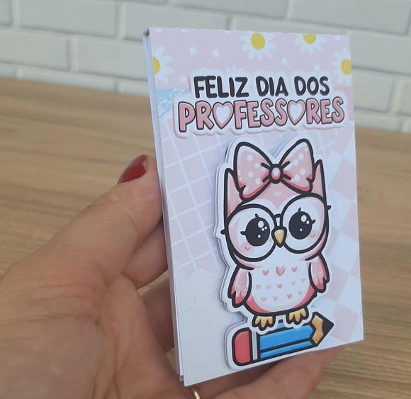 Bloquinho para Lembrancinha Dia dos Professores