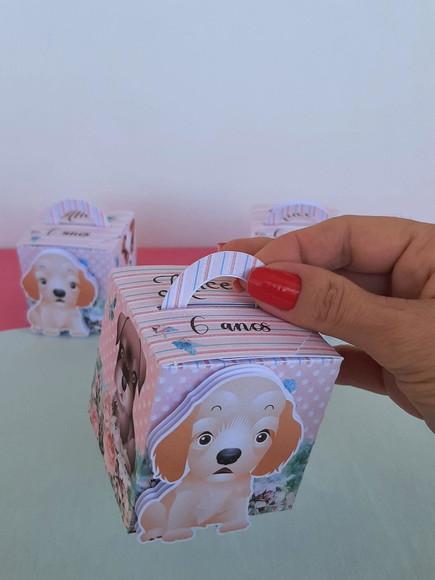 Caixa Cubo Cachorros