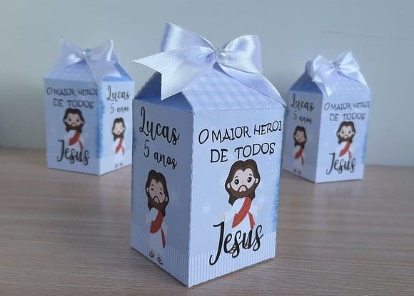 Caixa Milk Jesus o Maior Herói
