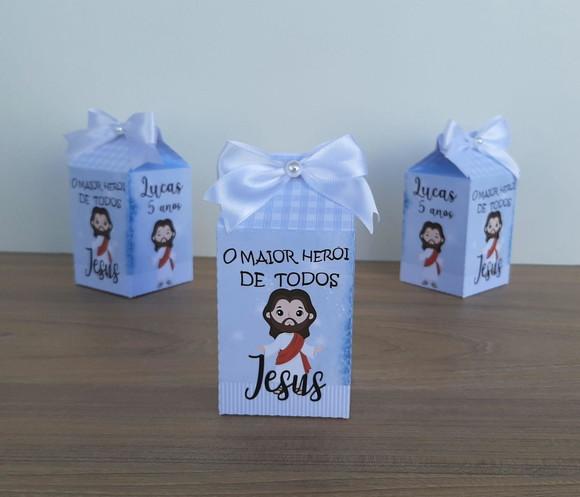 Caixa Milk Jesus o Maior Herói