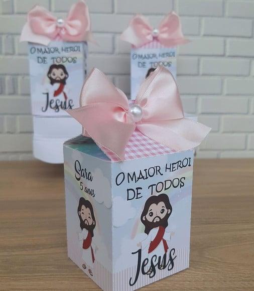 Caixa Milk Jesus para Menina