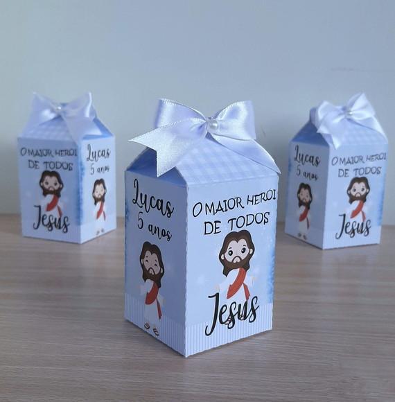 Caixa Milk Jesus o Maior Herói