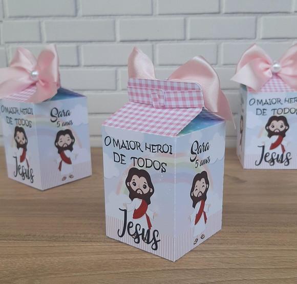 Caixa Milk Jesus para Menina
