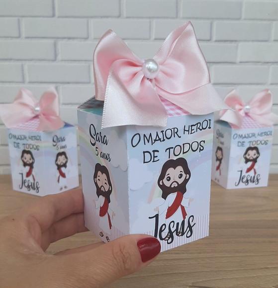 Caixa Milk Jesus para Menina