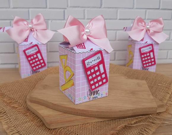 Caixa Milk Matemática Rosa