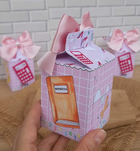 Caixa Milk Matemática Rosa