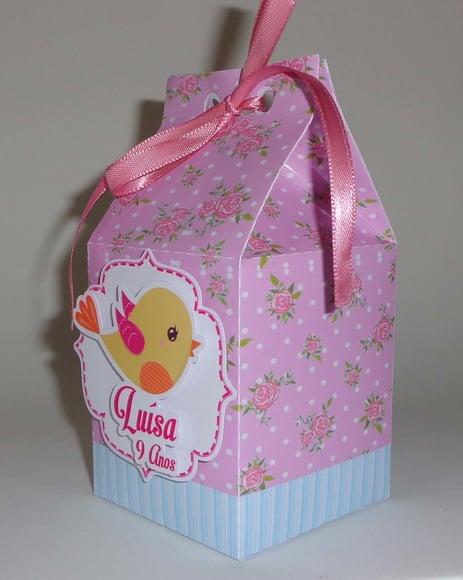 Caixa Milk Tema Jardim
