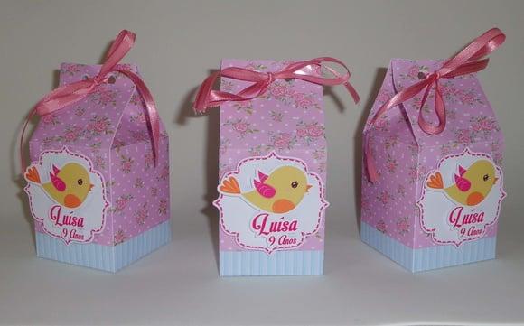 Caixa Milk Tema Jardim