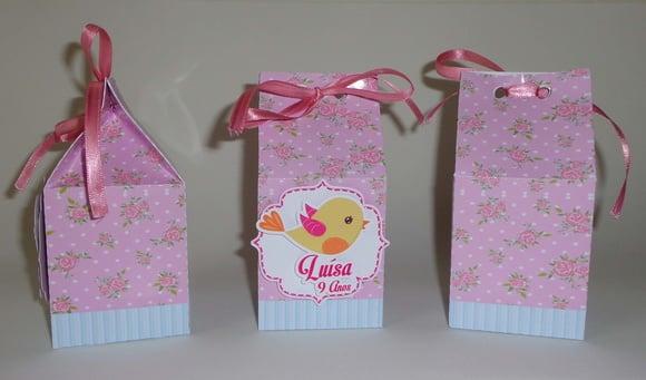 Caixa Milk Tema Jardim