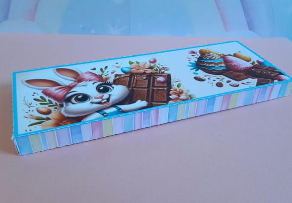 Caixa para Chocolate em Barra Páscoa