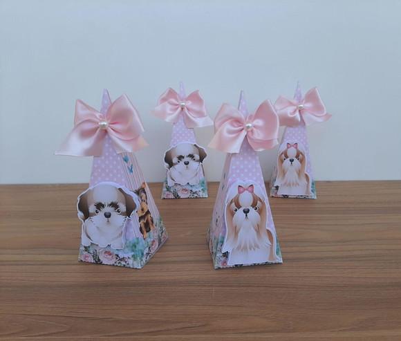 Caixa Pirâmide Cachorros