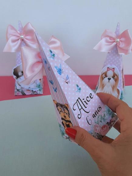 Caixa Pirâmide Cachorros