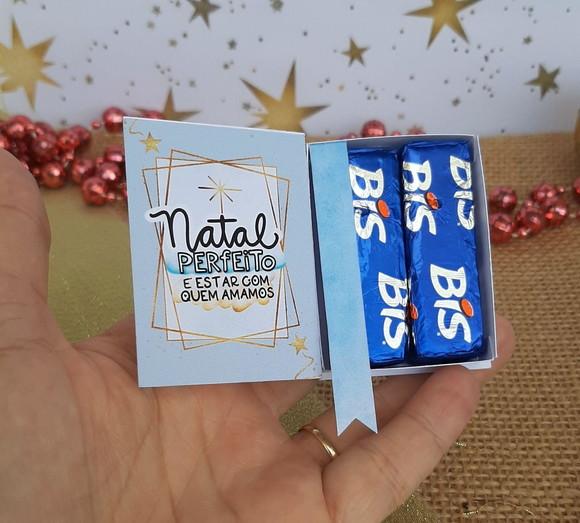 Caixinha Bíblia para Lembrancinha de Natal