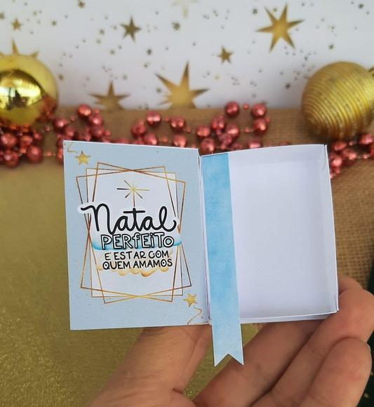 Caixinha Bíblia para Lembrancinha de Natal