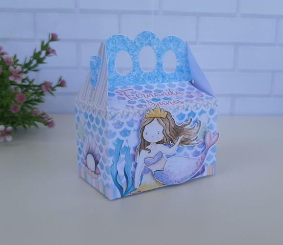 Caixinha Mini Maletinha Sereia