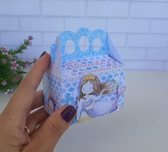 Caixinha Mini Maletinha Sereia