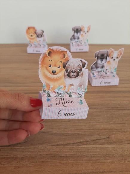 Caixinha para Bis Duplo Cachorros