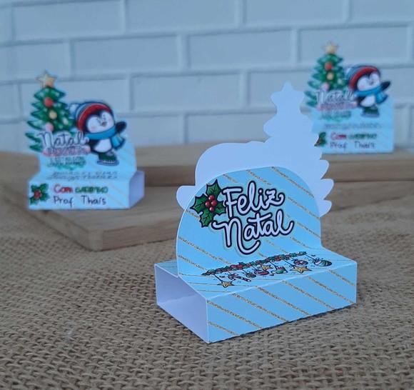 Caixinha para Bis Lembrancinha de Natal