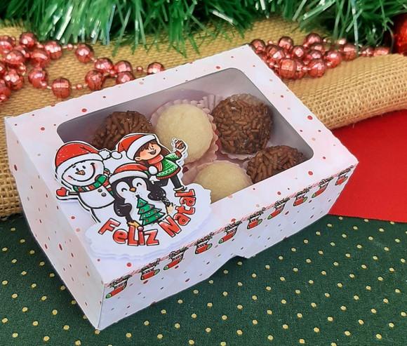 Caixinha para Docinhos Mimo de Natal