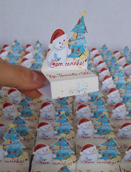 Caixinha para Lembrancinha de Natal