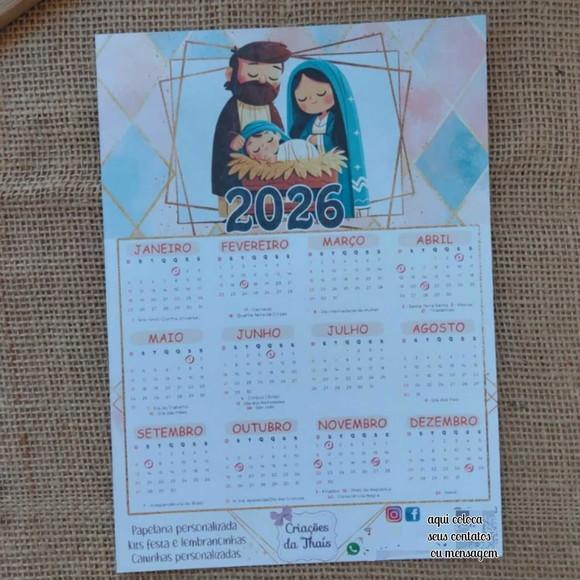 Calendário 2026 Sagrada Família