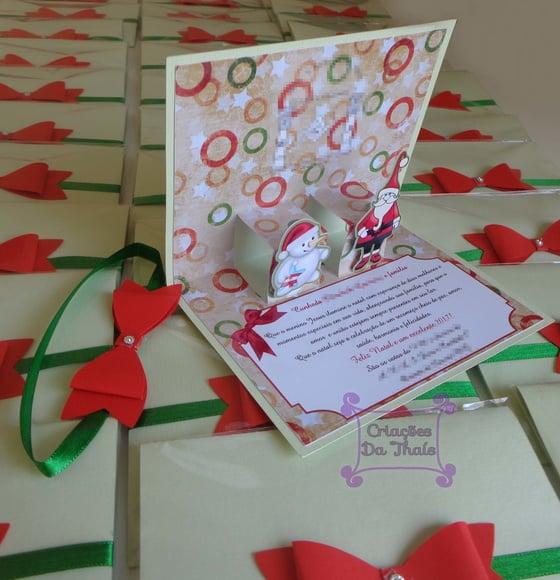 Cartão de Natal Pop Up