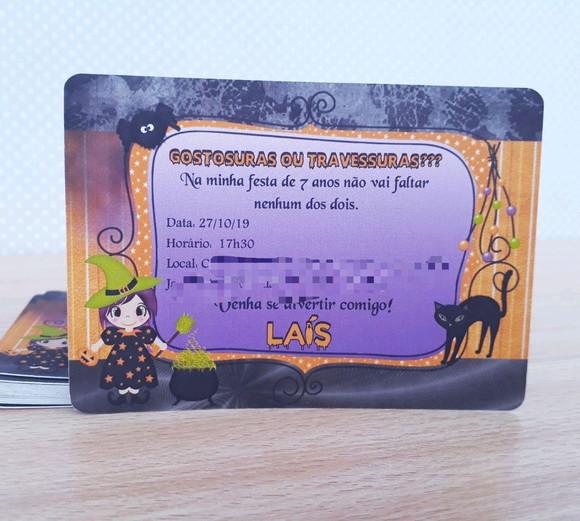 Convite de Festa Halloween
