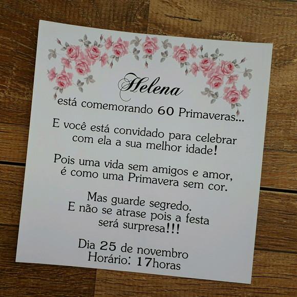 Convite Floral com Capa