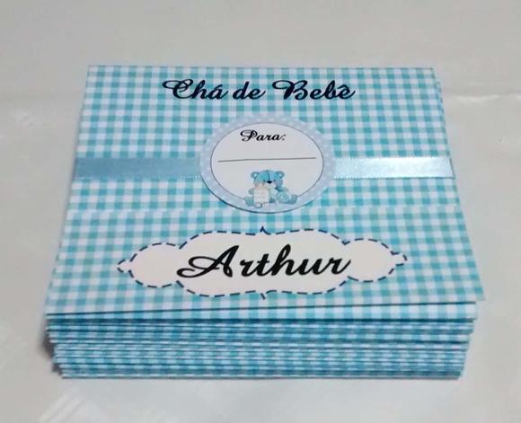 Convite para Chá de Bebê Ursinho