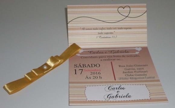 Convite para Noivado