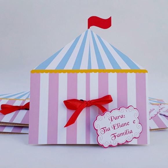 Convite Tenda de Circo