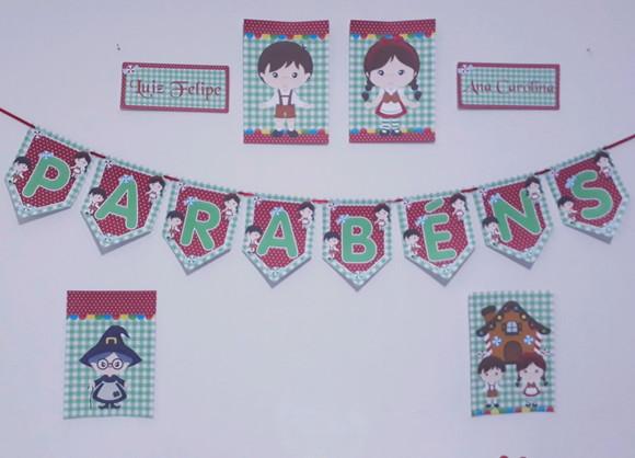 Enfeite de Parede Festa João e Maria