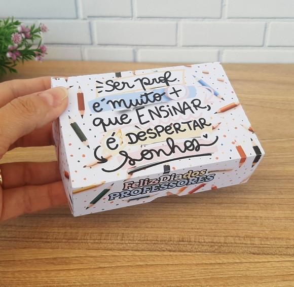 Kit 10 Caixinha Dia dos Professores