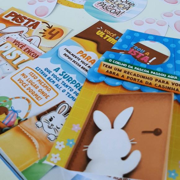 Kit Caça aos Ovos de Páscoa para Menino