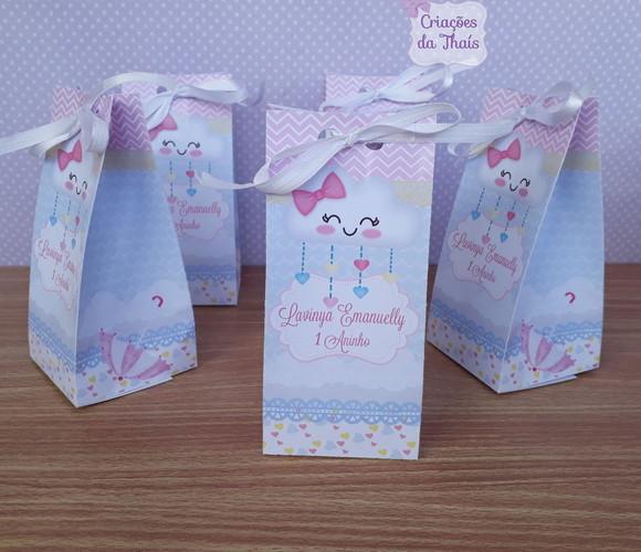 Kit com 12 Caixas Festa Chuva de Amor