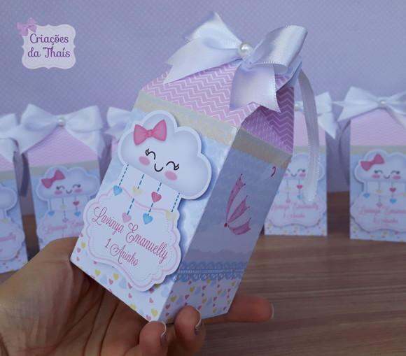 Kit com 12 Caixas Festa Chuva de Amor