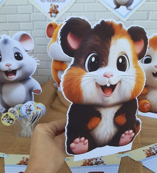 Kit Decoração de Festa Hamster