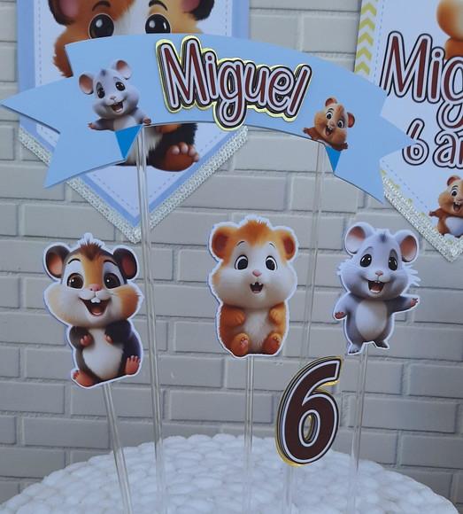 Kit Decoração de Festa Hamster