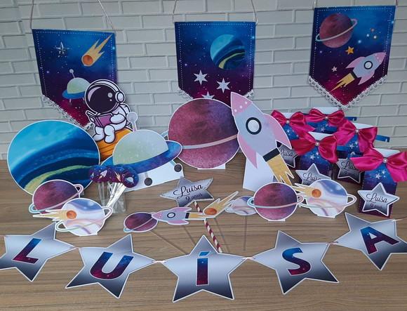 Kit Decoração Festa Galáxia