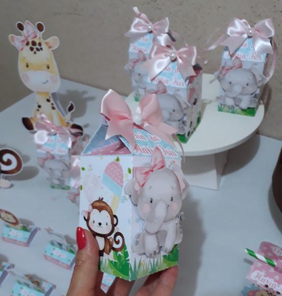 Kit Decoração de Festa Safari Menina