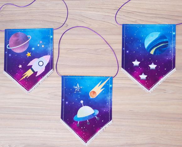 Kit Decoração Festa Galáxia